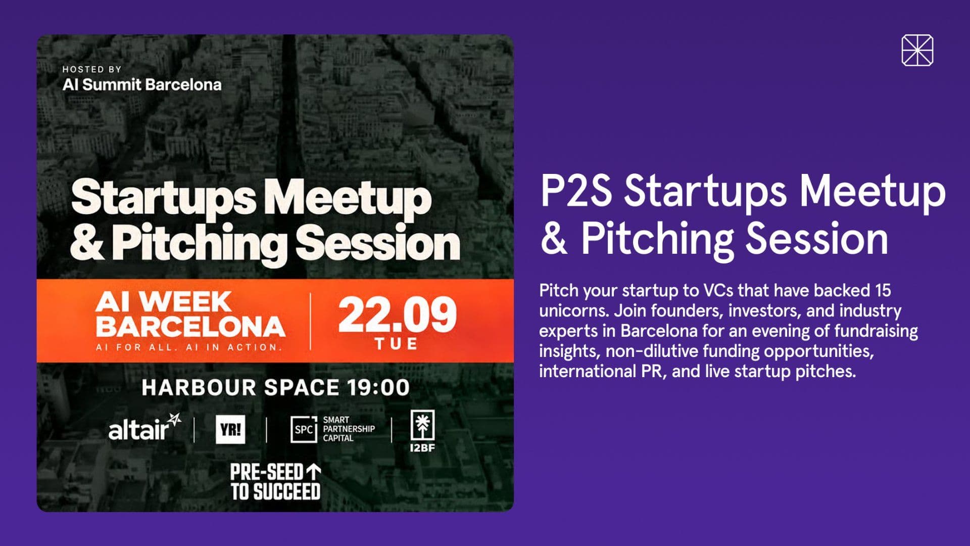 P2S Startups Meetup & Pitching Session