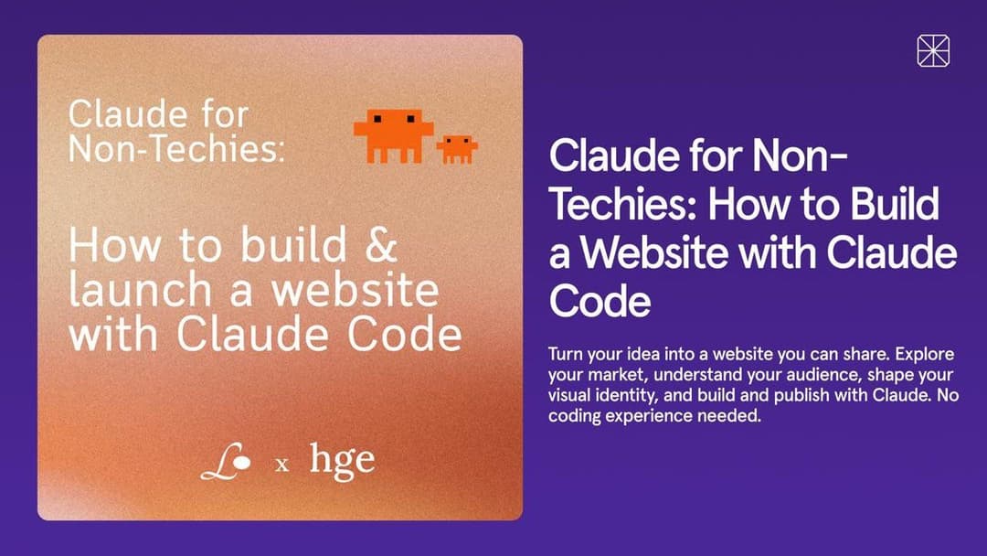 Claude for Non-Techies: How to Build a Website with Claude Code